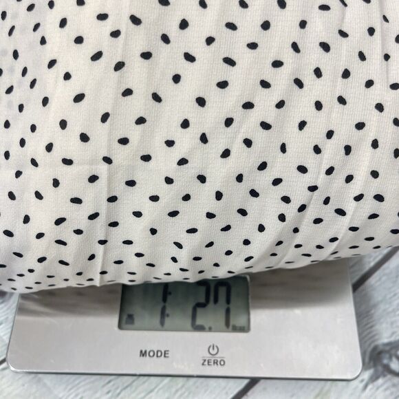 Lulus Jumpsuit Women Medium Ivory Polka Dot Wide Leg Loose Sweetheart Romantic - Picture 13 of 13